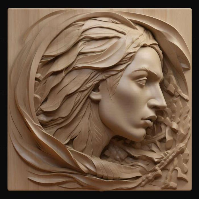 نموذج ثلاثي الأبعاد لآلة CNC 3D Art 